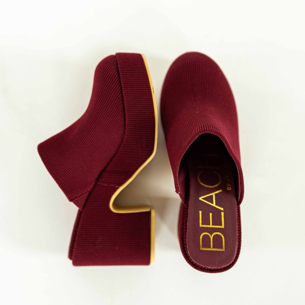 Beach by Matisse Jayde Burgundy Heels